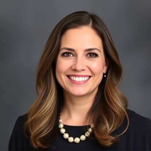 Ritratto di Laura Colombo, Assistente Amministrativa, con un sorriso accogliente e professionale.