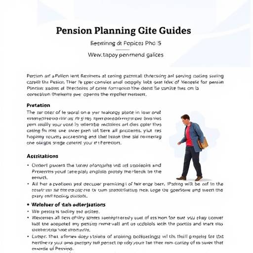 Un documento PDF che presenta una guida dettagliata alla pianificazione pensionistica, disponibile anche in formato HTML accessibile.